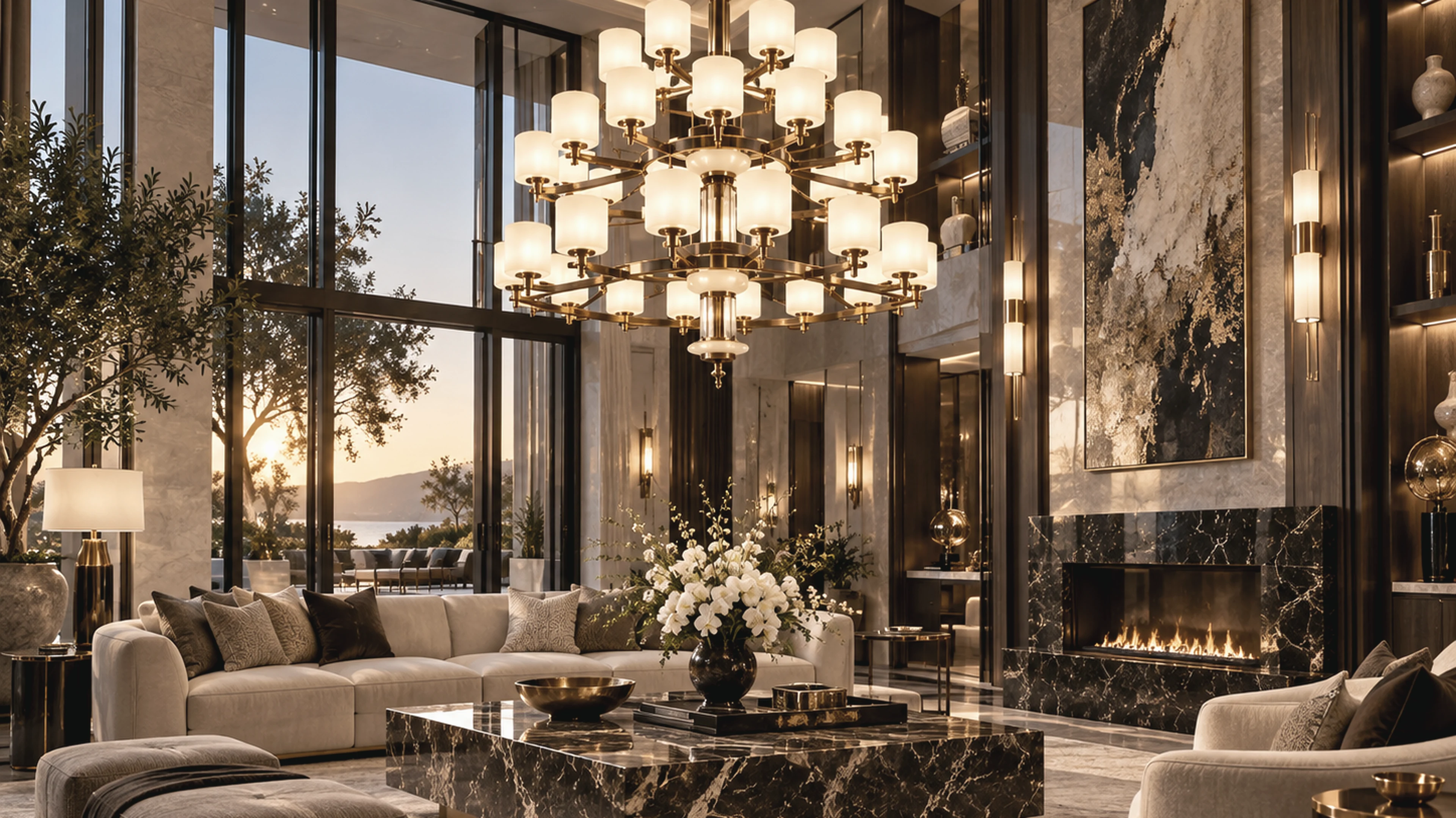 luxury villa lighting application